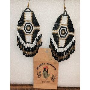 New - Shaggy Buffalo Boutique Handmade Dangle Earrings